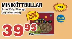 Nya Pulsen SCAN Miniköttbullar erbjuda