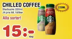 Nya Pulsen STARBUCKS Chilled coffee erbjuda