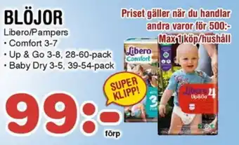Nya Pulsen Blöjor erbjuda