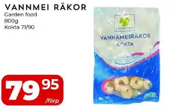 Matrix Butikerna GARDEN FOOD Vannmei räkor erbjuda