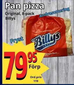 Supergrossen BILLYS Pan pizza erbjuda