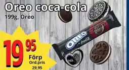 Supergrossen OREO Coca-cola erbjuda