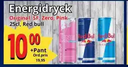 Supergrossen RED BULL Energidryck erbjuda