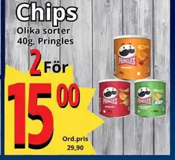Supergrossen PRINGLES Chips erbjuda