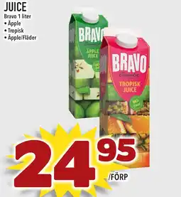 Supergrossen BRAVO Juice erbjuda