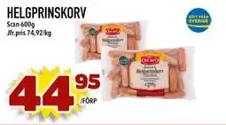 Din Mat SCAN Helgprinskorv erbjuda