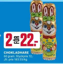 ÖoB CHOKLADHARE erbjuda