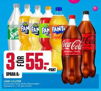 ÖoB Läsk 1,5 liter erbjuda