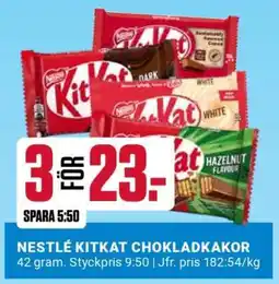 NESTLÉ KITKAT CHOKLADKAKOR