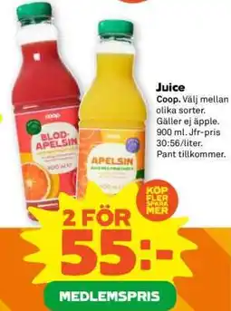 Stora Coop JUICE erbjuda