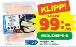 TORSKRYGGFILÉ 3-PACK