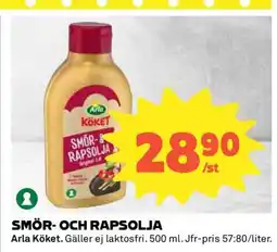 Coop Smör- och rapsolja erbjuda