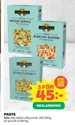 Coop PASTA erbjuda