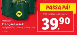 Lidl PARKSIDE Trädgårdssäck erbjuda