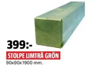 Bauhaus Stolpe Limträ Grön erbjuda
