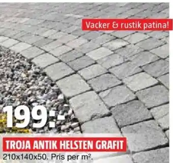 Bauhaus Troja Antik Helsten Grafit erbjuda