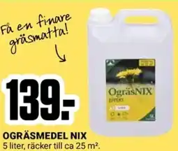 ÖoB OGRÄSMEDEL NIX erbjuda