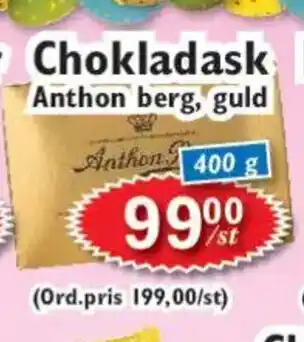 T-jarlen ANTHON BERG Chokladask erbjuda