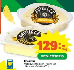 Stora Coop CHEDDAR erbjuda