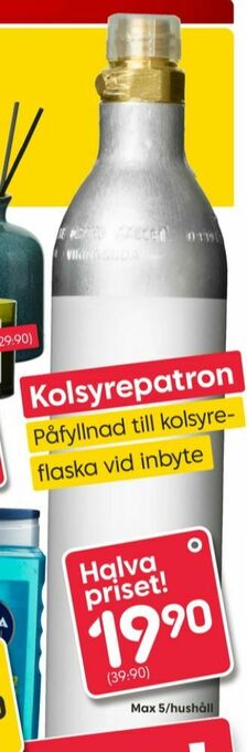 Rusta Kolsyrepatron erbjuda