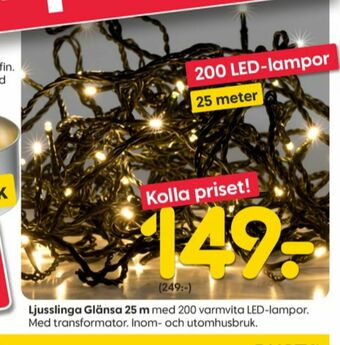Rusta Ljusslingor erbjuda