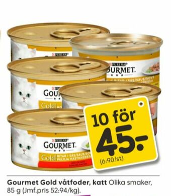 Rusta Gourmet Gold Kattmat erbjuda