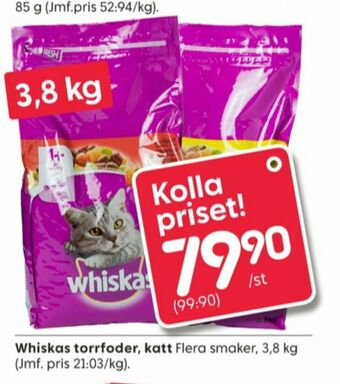 Rusta Whiskas Kattmat erbjuda