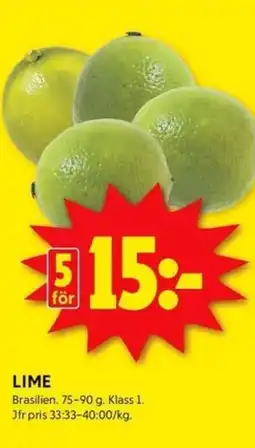 ICA Kvantum Lime erbjuda
