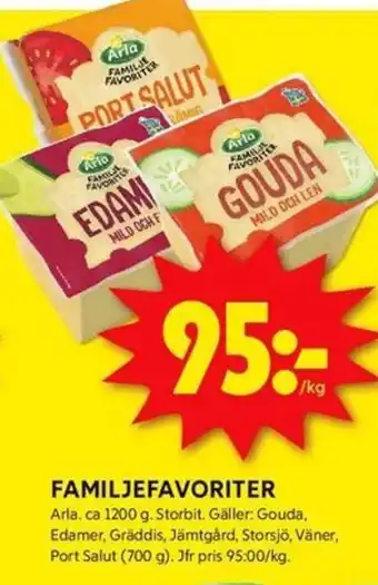 ICA Kvantum ARLA Familjefavoriter erbjuda
