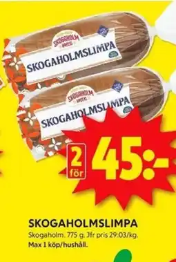 ICA Kvantum Skogaholmslimpa erbjuda