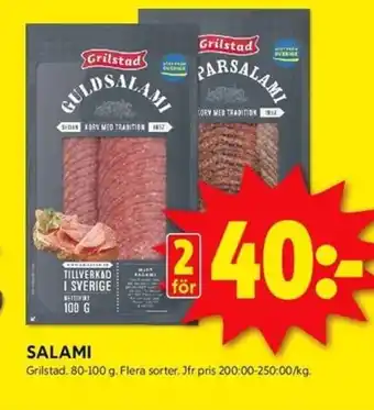 ICA Kvantum Salami Grilstad erbjuda