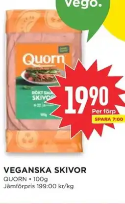 Willys QUORN Veganska skivor erbjuda