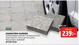 Jem&Fix MARKSTEN GARDEN erbjuda
