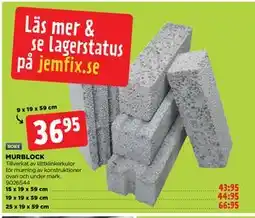 Jem&Fix MURBLOCK erbjuda