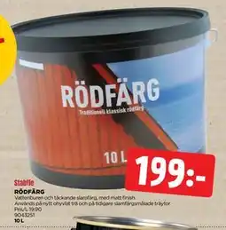 Jem&Fix RÖDFÄRG erbjuda