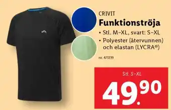 Lidl CRIVIT Funktionströja erbjuda