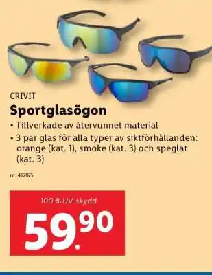 Lidl CRIVIT Sportglasögon erbjuda