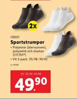 Lidl CRIVIT Sportstrumpor erbjuda