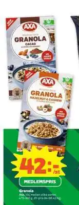 Stora Coop GRANOLA erbjuda