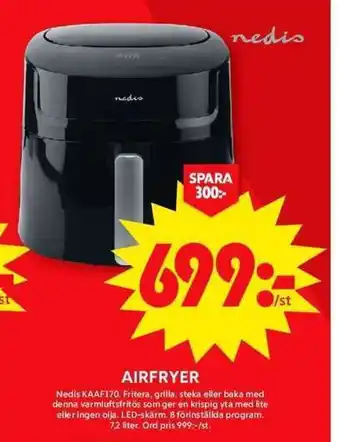 ICA Maxi NEDIS Airfryer erbjuda