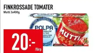 Matdax MUTTI Finkrossade tomater erbjuda