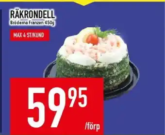Matdax BRODERNA FRANZEN Räkrondell erbjuda
