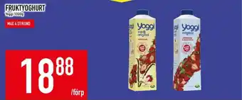 Matdax YOGGI Fruktyoghurt erbjuda