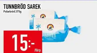 Matdax POLARBROD Tunnbröd sarek erbjuda