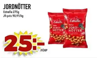 Matdax ESTRELLA Jordnötter erbjuda