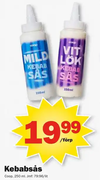 Pekås COOP Kebabsås erbjuda