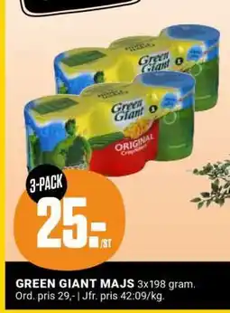 ÖoB GREEN GIANT MAJS erbjuda
