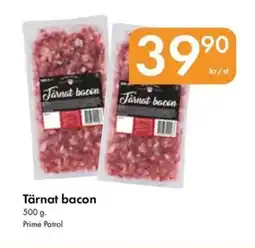 Snabbgross Tärnat bacon erbjuda