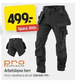 Jula Arbetsbyxa herr erbjuda