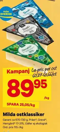 Milda ostklassiker